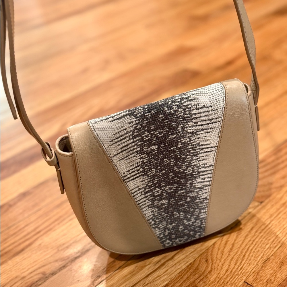 Vince Python Crossbody Bag
